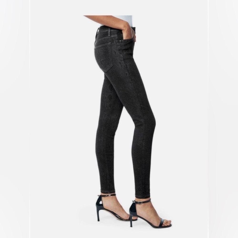 JOE’S JEANS Black Snake Print Skinny Jeans - 27 - Picture 2 of 8